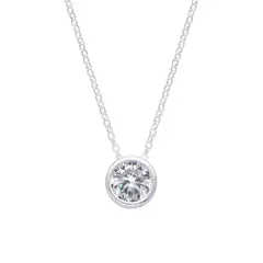 SANTORAL - Collar Punto de Luz 6mm - Plata