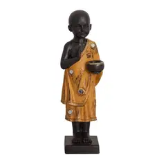 PANADECOR - Figura Decorativa Monje 30 Cm Poliresina