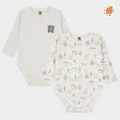 PETITE FOURMI - Set Bodys Amigos del Bosque