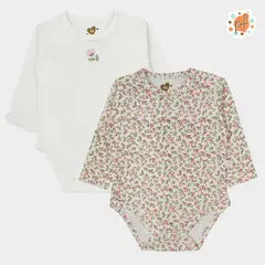 PETITE FOURMI - Set Bodys Tulipan Beba