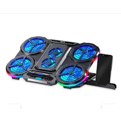 AIRBOOM - Cooler Gamer GLACIAL 6 AB055 Con 6 Ventiladores Rgb 7 Niveles