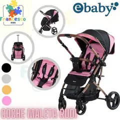 EBABY - COCHE MALETA RUDI-ROSADO