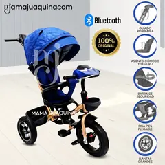 KIDS - Triciclo Guiador Giratorio «MAXUS» Blue