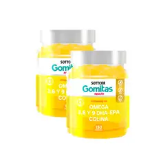 GENERICO - Gomitas De Omega 3 Sottcor 2 Pack