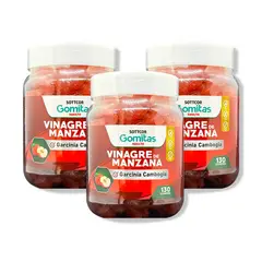 GENERICO - Gomitas Adultos Vinagre de Manzana Sottcor 130 Gomitas 3 Pack