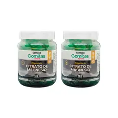 GENERICO - Gomitas Adultos Citrato de Magnesio Sottcor 130 Gomitas 2 Pack