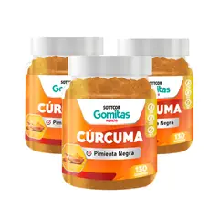GENERICO - Gomitas De Curcuma Sottcor 3 Pack