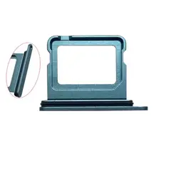 GENERICO - Repuesto Bandeja SIM iPhone 16 y 16 Plus Color Verde