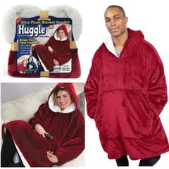 OEM - HUGGLE HODDIE POLERON COLOR - GUINDA