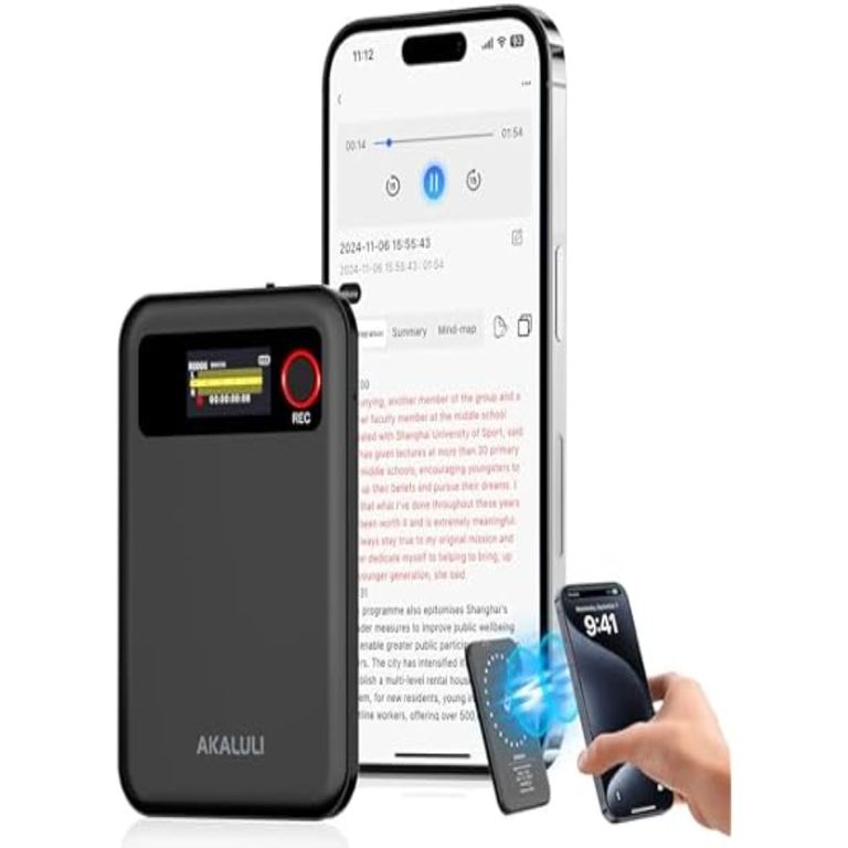Grabadora de voz con IA akaluli