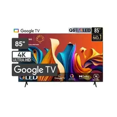 HISENSE - Televisor Qled 85 85q6n 4k Google Tv