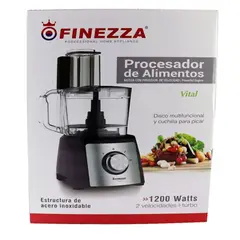 FINEZZA - Procesador de Alimentos 1200W FZ-6120PR