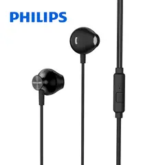 PHILIPS - Audífonos In-Ear Taue101Bk Negro Con Micrófono Y Bass Sound