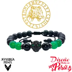 JOYERIA FENIX - Pulsera Leopardo Zircón V2 - Joyería Fenix