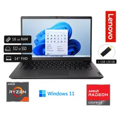 LENOVO - Laptops Nueva K14 Gen1 14 FHD Ryzen 5400U RAM 16GB SSD 512GB + USB 128GB Regalo