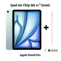APPLE - Nuevo iPad Air 11'' Chip M3 Wifi 128GB - Blue (2025) + Pencil Pro