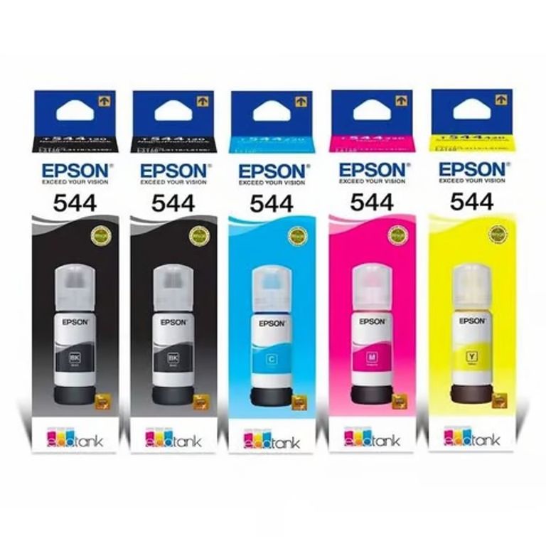 Super kit de tinta 544 serie l1110, l3110, l3150, l5190 original