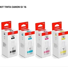 CANON - Kit de tinta original GI-16 negro y colores