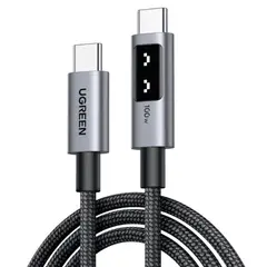 UGREEN - Cable Tipo C 2m Usb C 100w Pd Carga Rapida Pantalla
