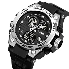 SKMEI - Reloj 2360 Negro Correa Silicona Unisex