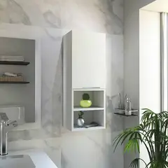 R&R MUEBLES - Gabinete Mueble de Baño Ada Blanco 1 Puerta