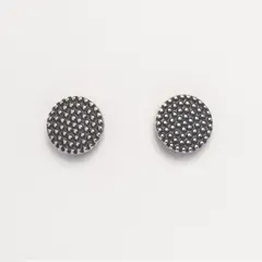 VANDRALA - ARETE DE PLATA CIRCULO PLANO CON DISEÑO