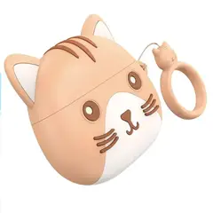 HOCO - Audífonos In-Ear EW-46 Bluetooth con Funda Gato Marrones