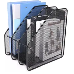 GENERICO - Organizador de Documentos de Metal de 3 Niveles