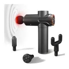 GENERICO - Masajeador con 4 Cabezales Digital Grey