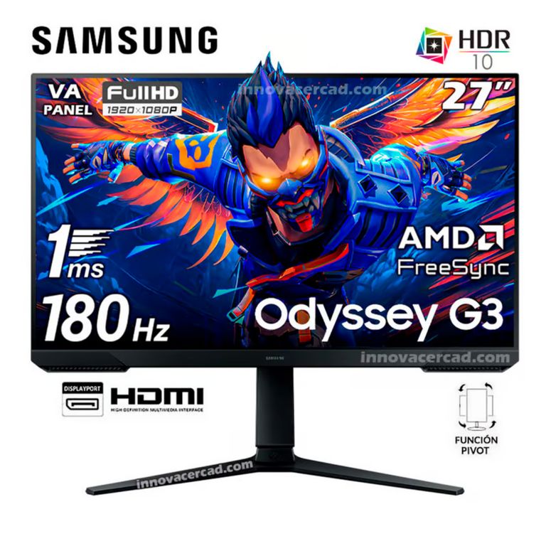Monitor Gamer Odyssey G3 27 180Hz FHD LS27DG300ELXPE