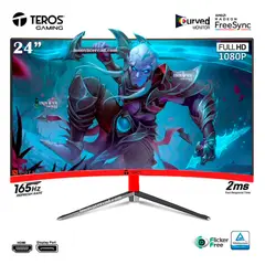 TEROS - Monitor TE-2471G 238 Curvo FHD 165Hz 2ms HDMIDPUSB