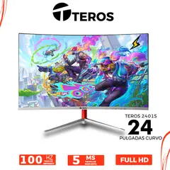 TEROS - Monitor Gamer Curvo TE-2401S 238 FHD HDMIVGA