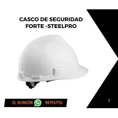 FORTE - CASCO DE SEGURIDAD - - COLOR BLANCO ( PACK x 3 UNID )