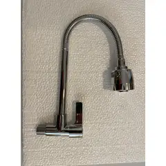 PGW - Grifo Cocina crotación-Acero Inoxidab-Tipo Ganso-Ppared Plateado Brillante