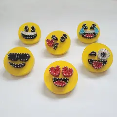 GENERICO - PACK DE 6 IMANES DECORATIVOS EMOJIS