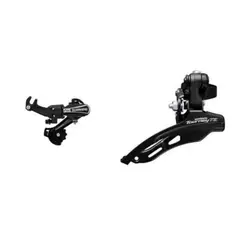 SHIMANO - DESCARRILADOR TOURNEY SIS + DESVIADOR TOURNEY BICICELTA