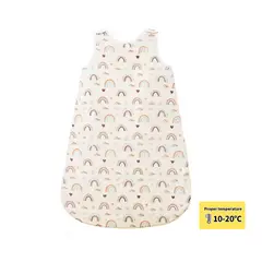 GENERICO - Pijama Saco de Dormir Algodón Bambú Talla L (hasta 95 cm)