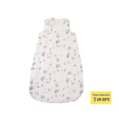 GENERICO - Pijama Saco de Dormir Algodón Bambú Talla L (hasta 95 cm)