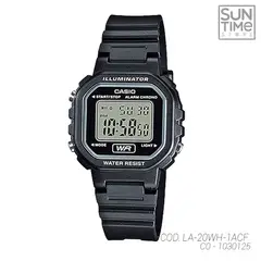 CASIO - RELOJ DIGITAL UNISEX LA-20WH-1ACF NEGRO SPORT 1030125
