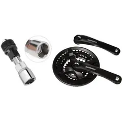 SHIMANO - Catalina triplato + extractor de biela bicicleta