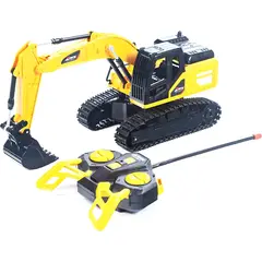 GENERICO - Excavadora Juguete a Control Remoto