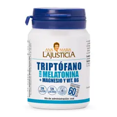 ANA MARIA LAJUSTICIA - TRIPTÓFANO CON MELATONINA + MAGNESIO Y VIT B6 60 Comprimidos