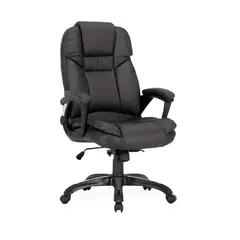 OFIDEAS - Silla De Oficina Ergonómica Premium Cuero Negro