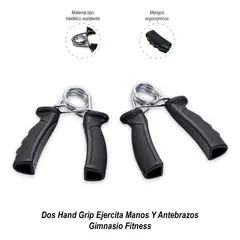 GENERICO - Dos Hand Grip Ejercita Manos Y Antebrazos Gimnasio Fitness