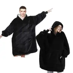 OEM - POLERÓN CALENTADOR IMPORTADO HUGGLE HODDIE - COLOR NEGRO