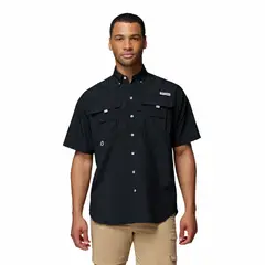 COLUMBIA - Camisa Hombre Pfg Bahama II Negra