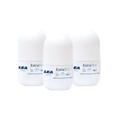 GENERICO - Lea Extra Dry Unisexroll On Deodorant x50ml 3 Unid