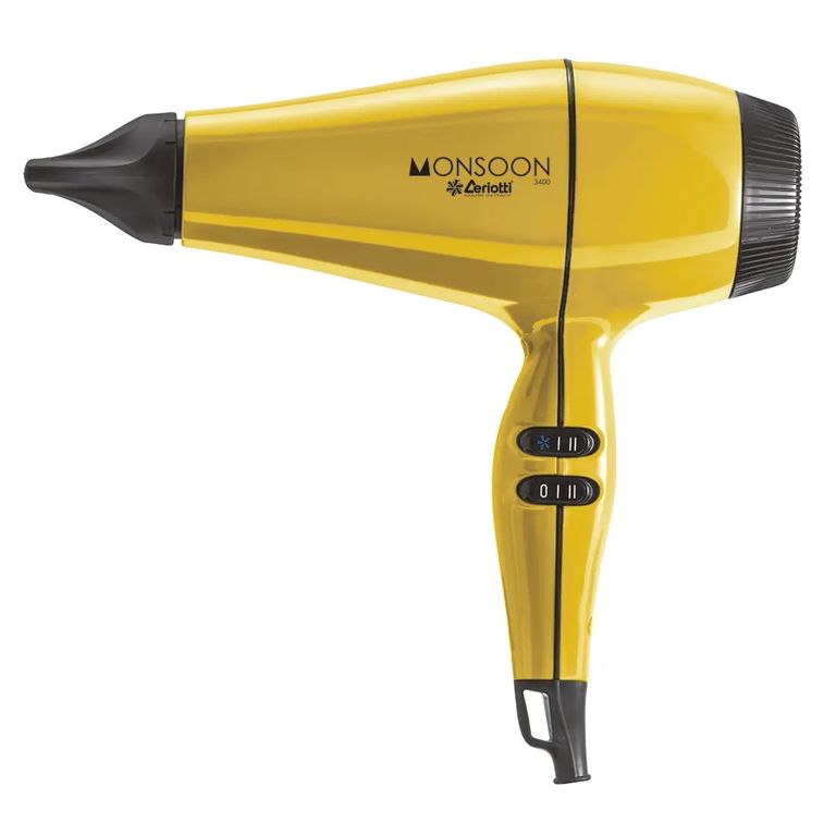 Secador De Cabello Profesional MONSOON 3400 - Amarillo