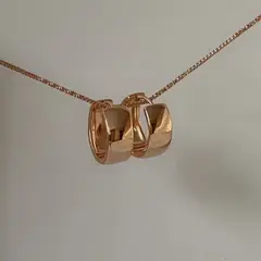 GENERICO - Aretes oro rosa - Naif Jewelry