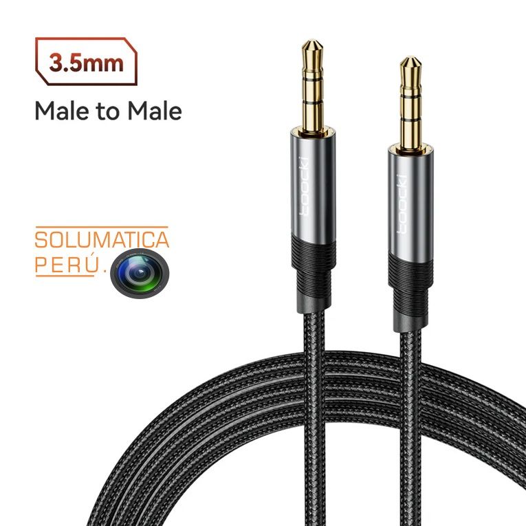 Cable Auxiliar De Audio - 3.5mm Hifi 2 Metros - Marca Toocki